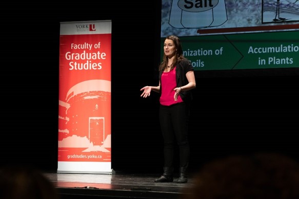 Amelie Litalier, winner on 2018 RMC 3MT Competition