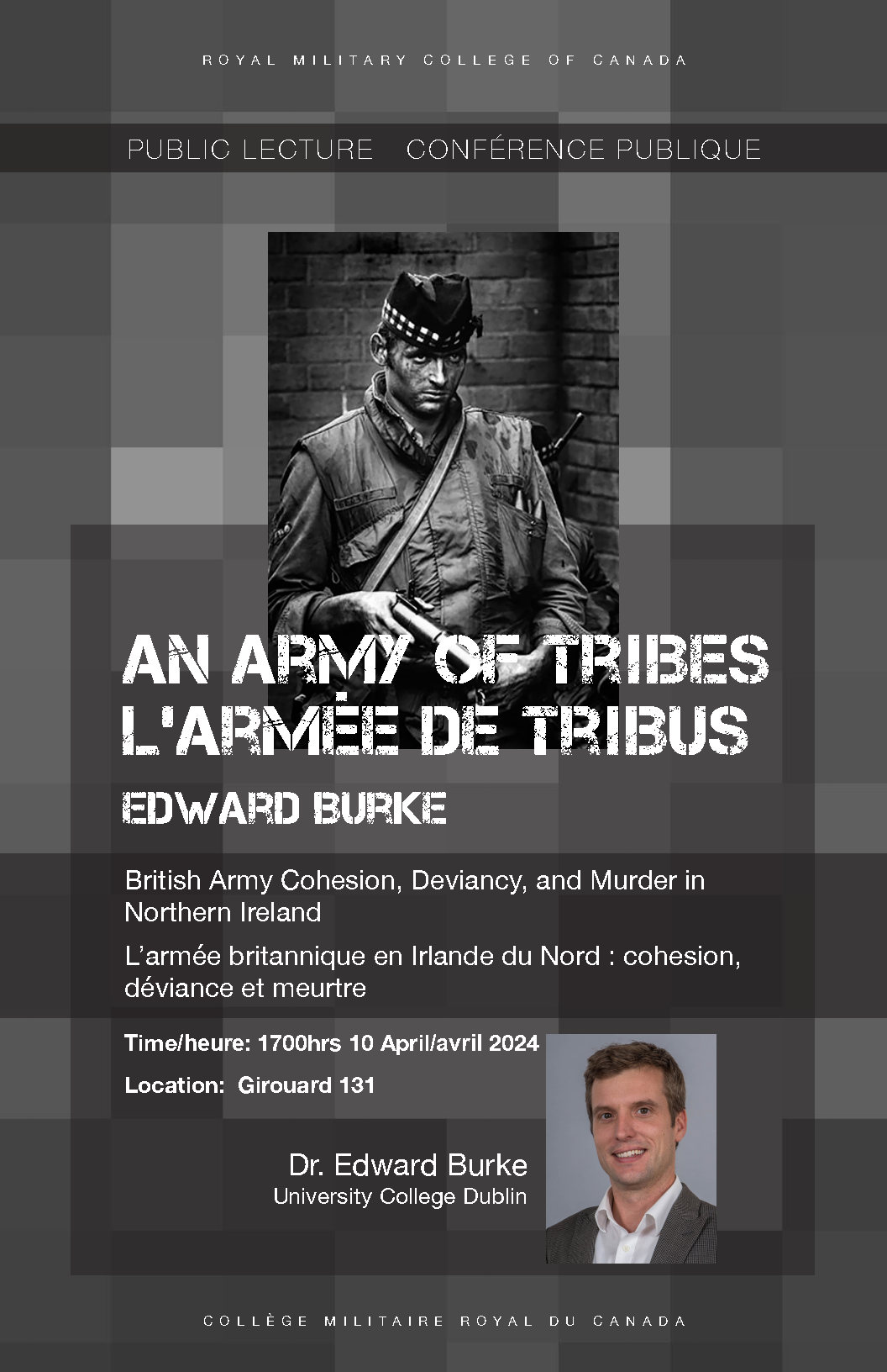 Public Lecture - An Army of Tribes / Conférence Publique - L'armée de tribus