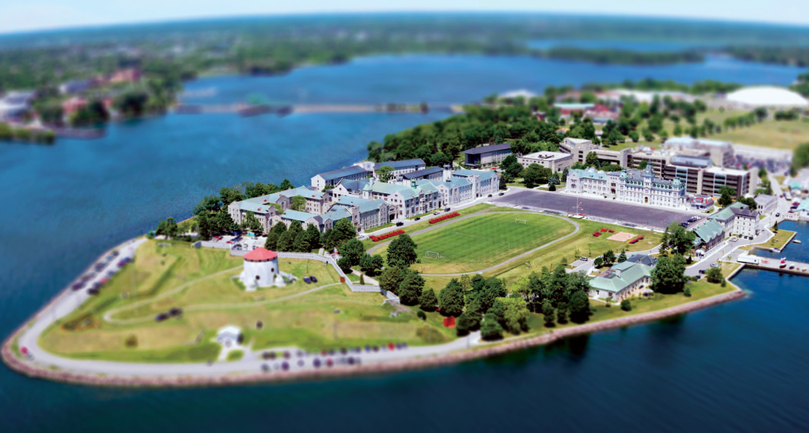 Aerial view of the campus