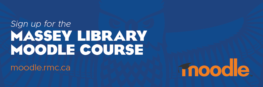 Sign up for the Massey library Moodle course