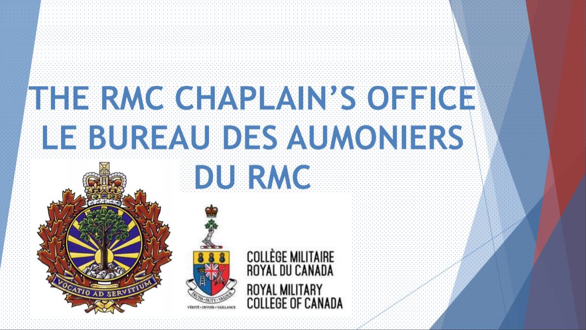 Chaplains presentation title page