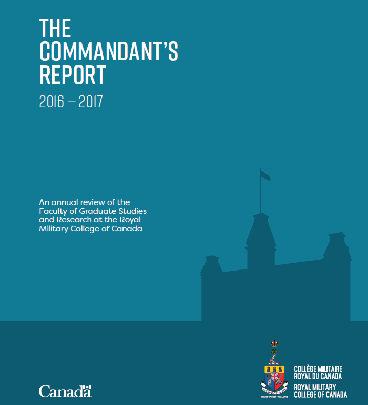 An annual review of the&nbsp;Faculty of Graduate Studies&nbsp;and Research at the Royal&nbsp;Military College of Canada