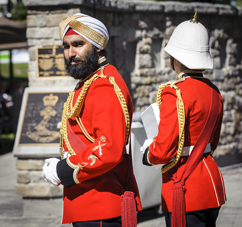 RMC cadets wait for the 2015 Wall of Honour Ceremony to begin.