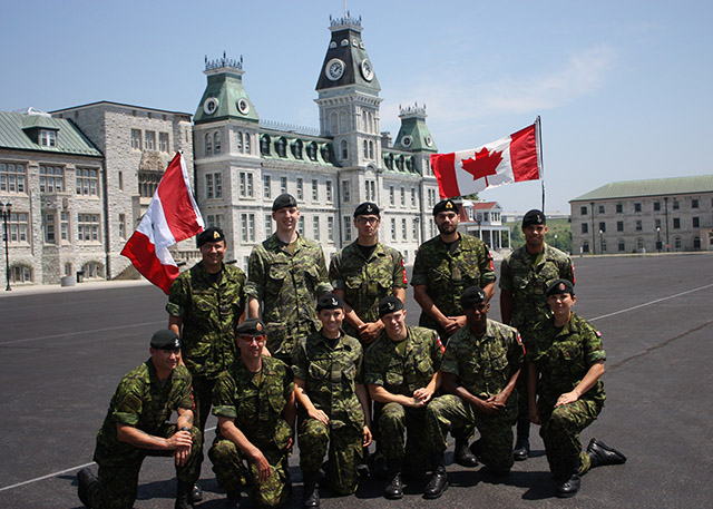 L'équipe du Collège militaire royal du Canada