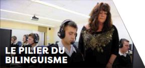 Le pilier de bilinguisme