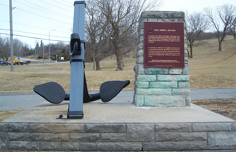 Memorial plaque near Fort Henry