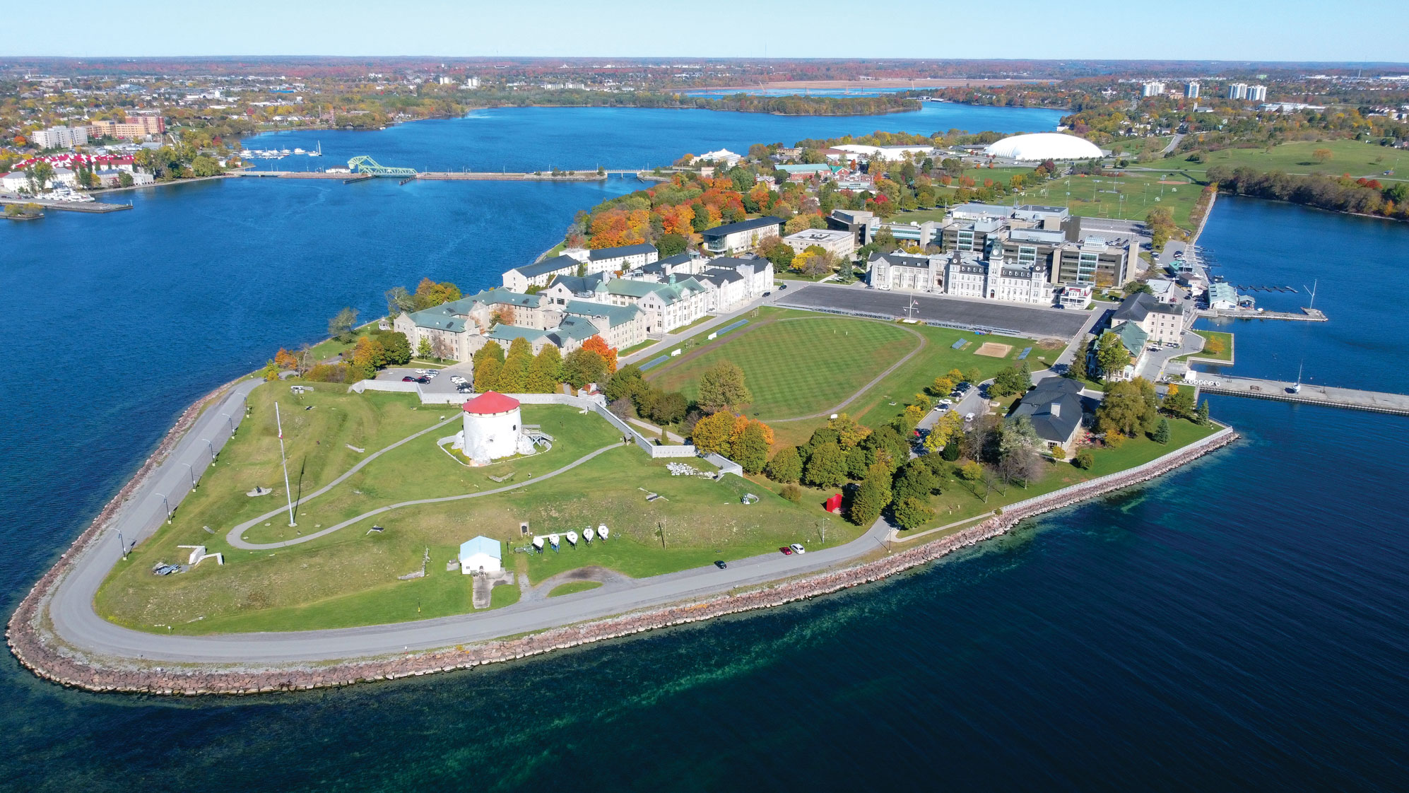 Aerial view of RMC
