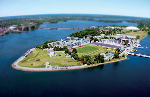 Aerial view of RMC