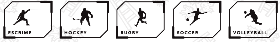 Escrime - Hockey - Rugby - Soccer - Volleyball