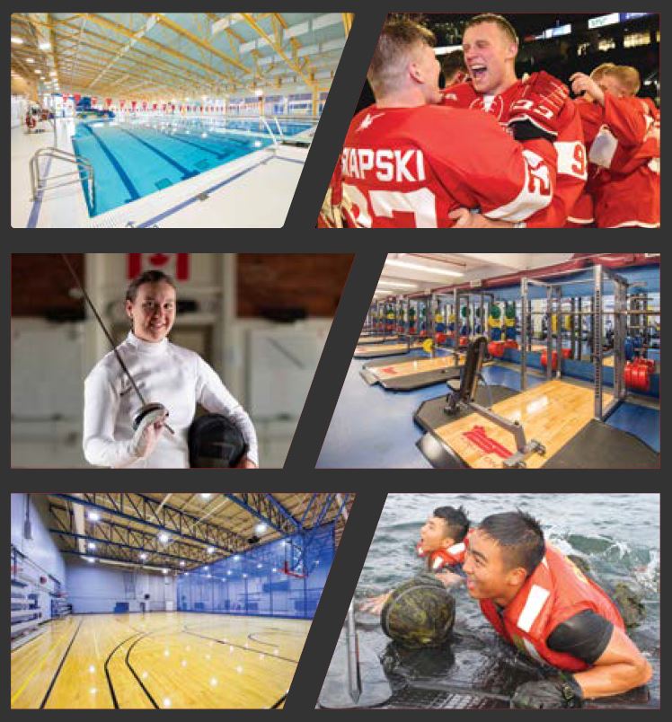 pool, ice rink, fencer, weight room, gymnasium, lake