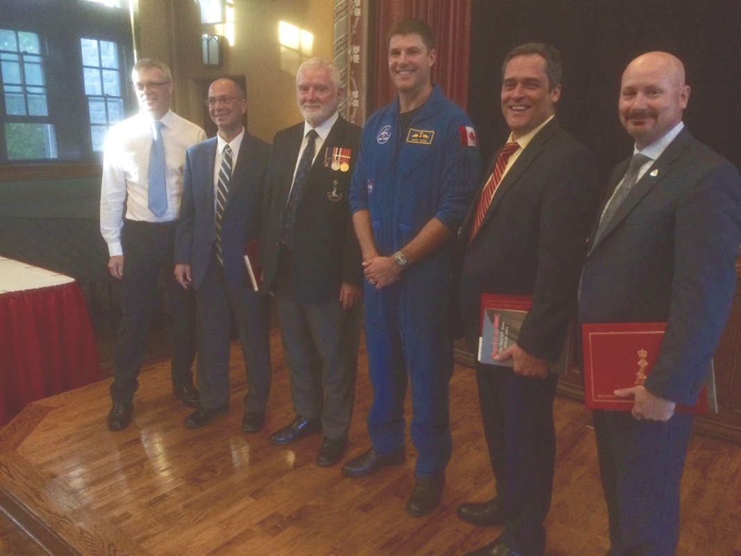 LCol Hansen with Space Science Class of 1991