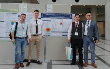 Dr Chan et ses étudiants à la 27e Conférence internationale sur le génie nucléaire à Tsukuba, Ibaraki, Japon 