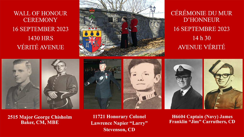 Wall of Honour Ceremony