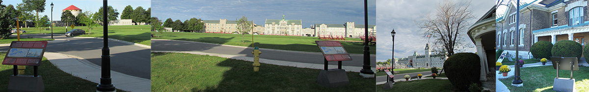 First stop on Walking Tour, views of the location